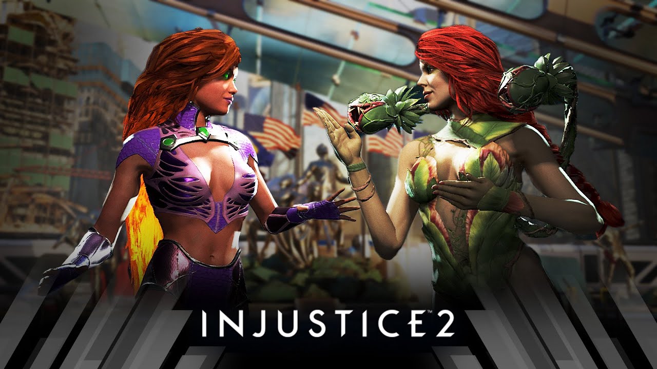 Injustice 2 - Starfire Vs Poison Ivy (Very Hard)