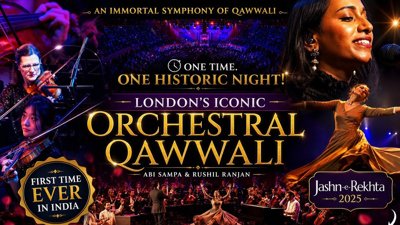 Dam Mast Qalandar &ndash; London Orchestral Qawwali Live at Jashn-e-Rekhta 2025