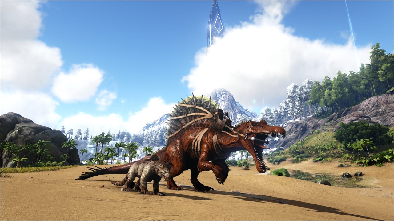 ARK 4. BÖLÜM SPİNO,THYLACOLEO EĞİTTİK VE ALFALARLA SAVAŞTIK