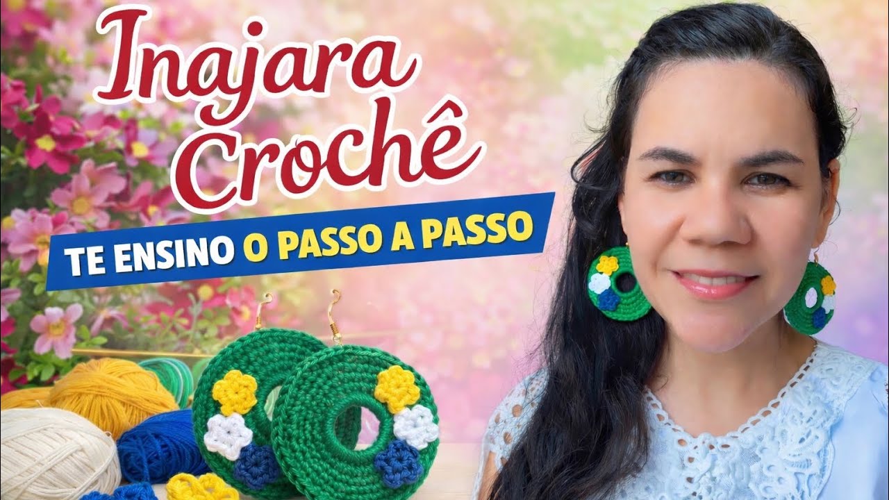 Tendência Brincos de Crochê nas cores do Brasil que Vão Bombar!