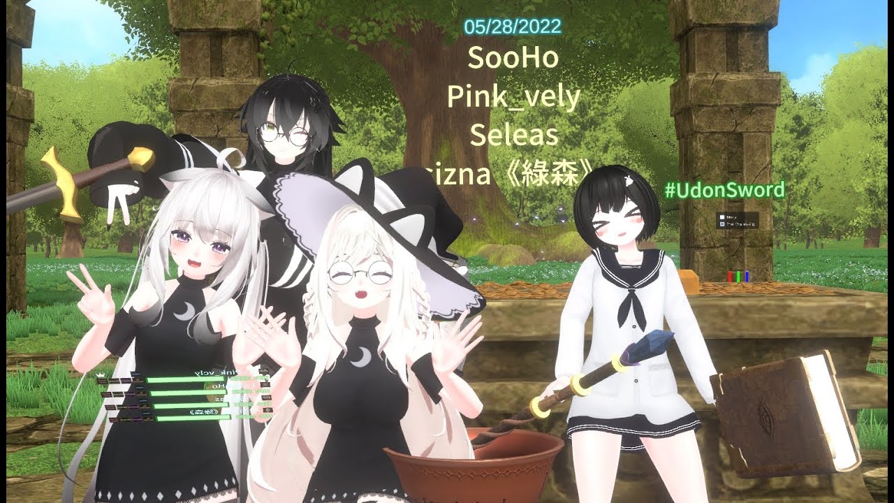 [VRchat] 브챗 4인 파티 던전탐험