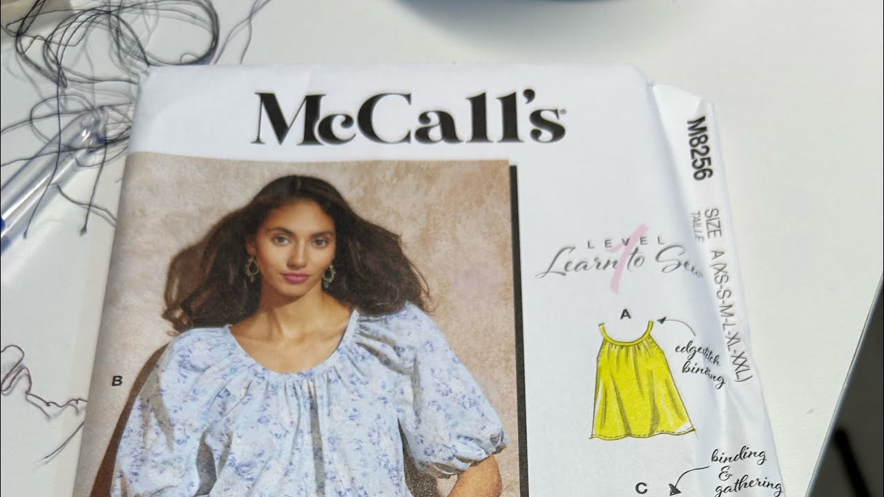 McCall M8256 tutorial,