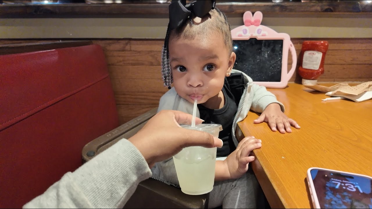 Come eat with me, my daughter, & Nyah 🩷