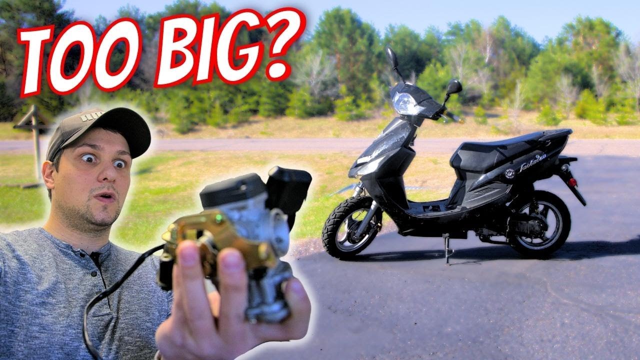 150cc gy6 carburetor on 80cc Big Bore Kit TaoTao gy6