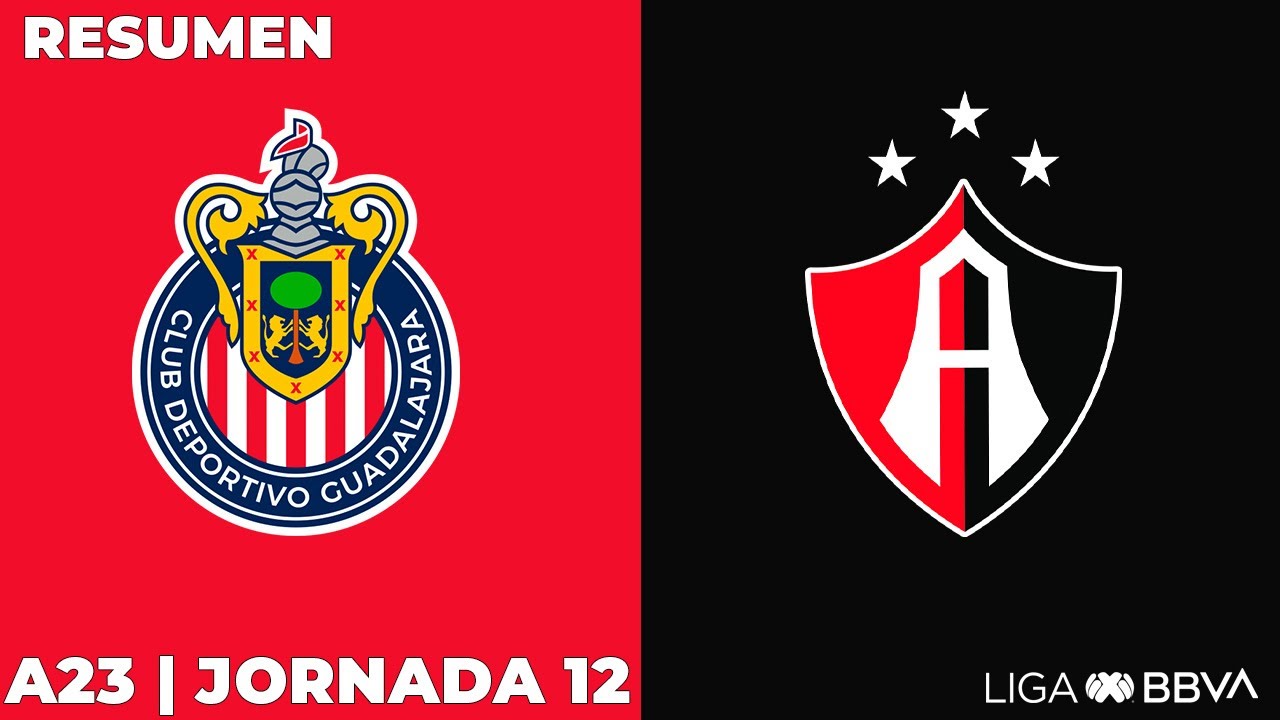 Resumen y Goles | Chivas vs Atlas |&nbsp;Liga BBVA MX | Apertura 2023 -&nbsp;Jornada 12