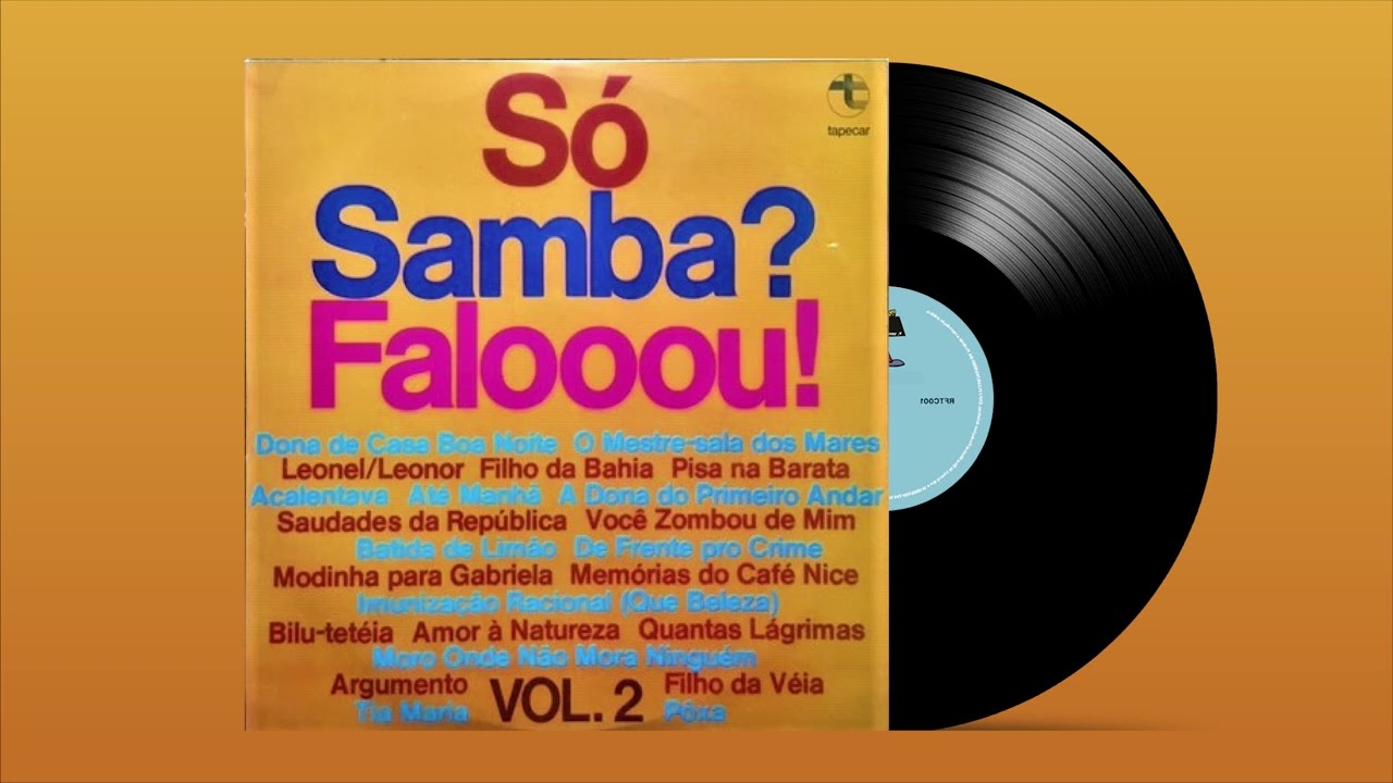 Conjunto Só Samba - 1975 - Só Samba? Falooou! Vol.2 (Disco Completo/Full Album)