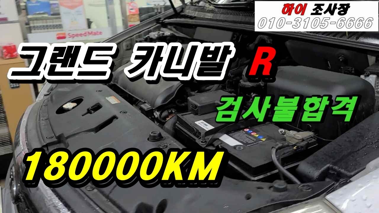 그랜드 카니발 매연 65%로 검사 불합격#불합격차수리#하이조사장#