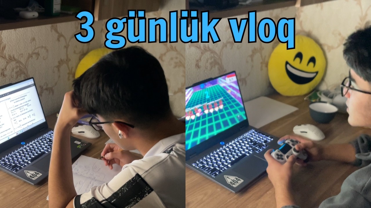 3 günlük vloq / Maraqlı bir Quiz / Stumble Guys oynadıq / Fizika yazmaq