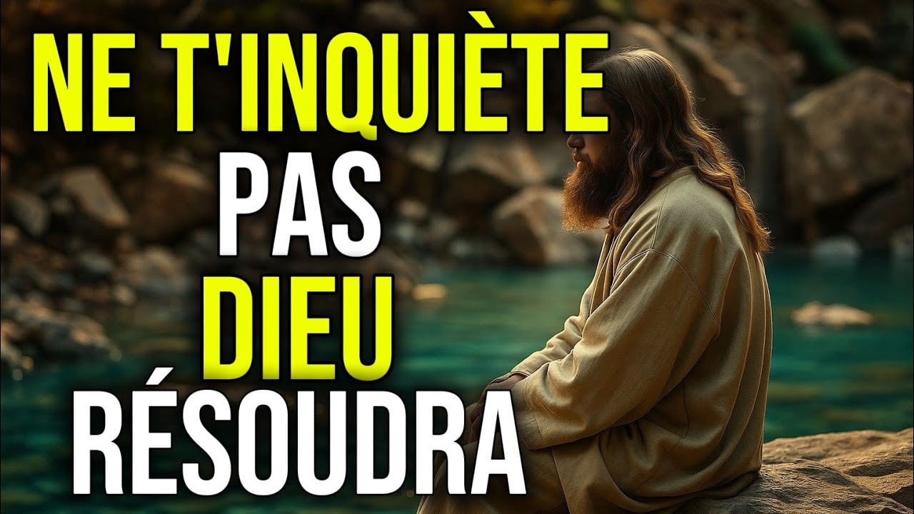 DIEU VOUS DIT AUJOURD'HUI : NE DÉSESPÉREZ PAS ! JE SUIS DÉJÀ LÀ.RÉSOUDRE TOUS LES PROBLÈMES.