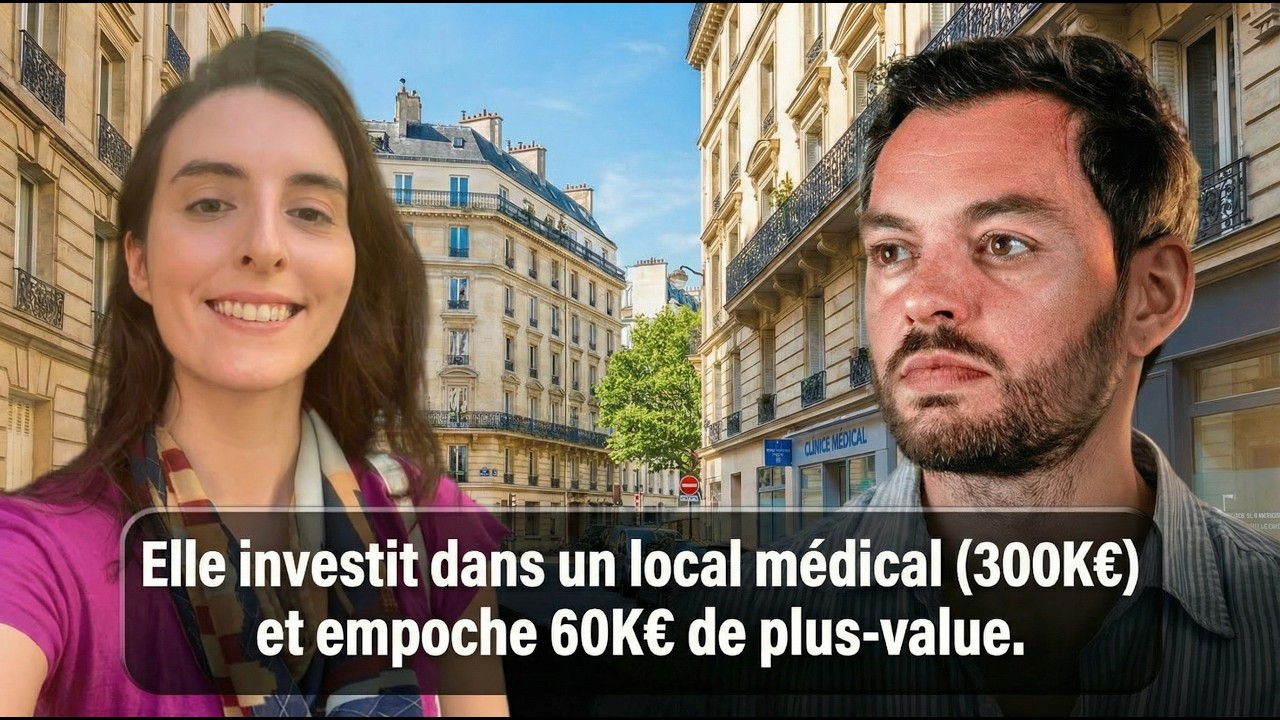 Elle investit dans un local médical 300K€ et empoche 60K€ de plus-value