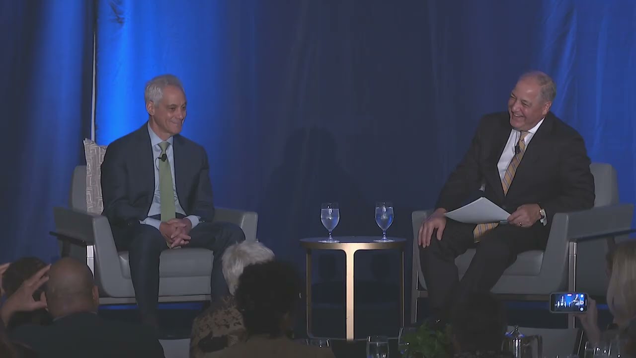 A Conversation With BGA President David Greising and Rahm Emanuel