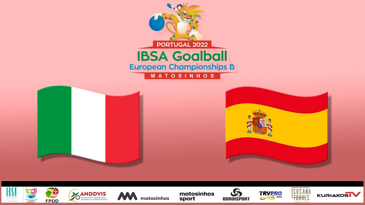 Italy vs Spain  [M45w] - 2022 IBSA Goalball European - Division B Championships
