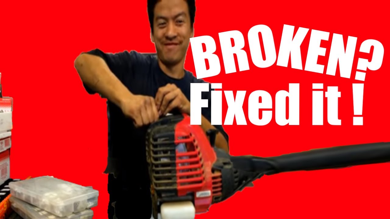 Fix a Troy Built 4-Cycle Weedeater That Won't Start | Shop Repair | Model: TB 575 EC