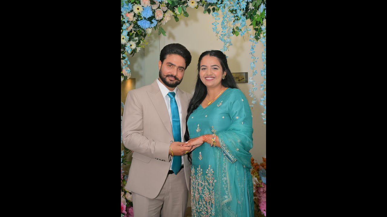 Sagan ceremony Harjit Singh weds kirandeep kaur Live by Sandhu Studio MB.9888330579