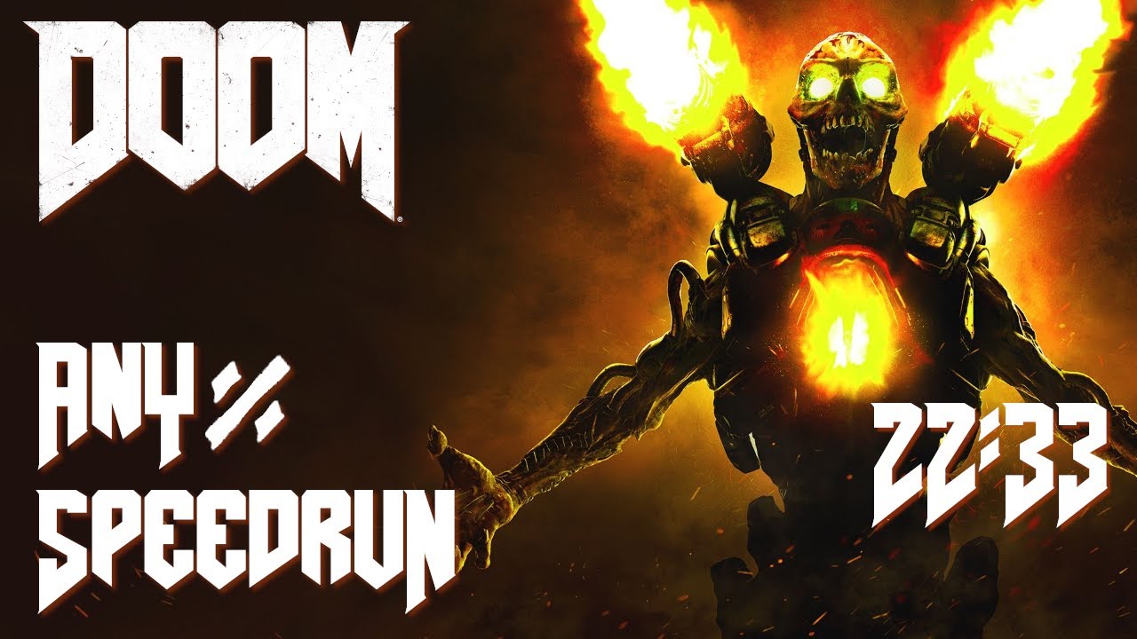 DOOM (2016) Any% Speedrun in 22:33