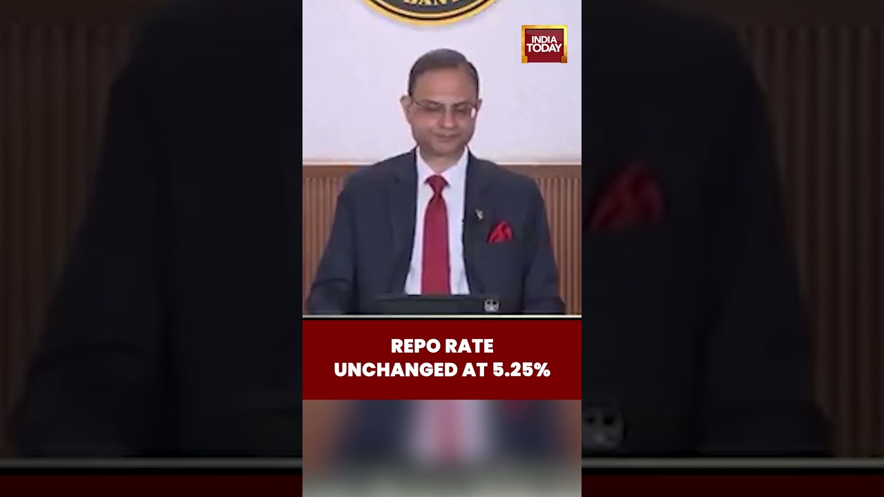 Reserve Bank Of India Has Kept The Repo Rate Unchanged At 5.25% | RBI News