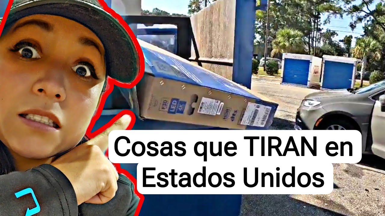Cosas que TIRAN Las tiendas de Estados Unidos 🤯 #Viral #Dumpsterdiving  #loquetiranenusa