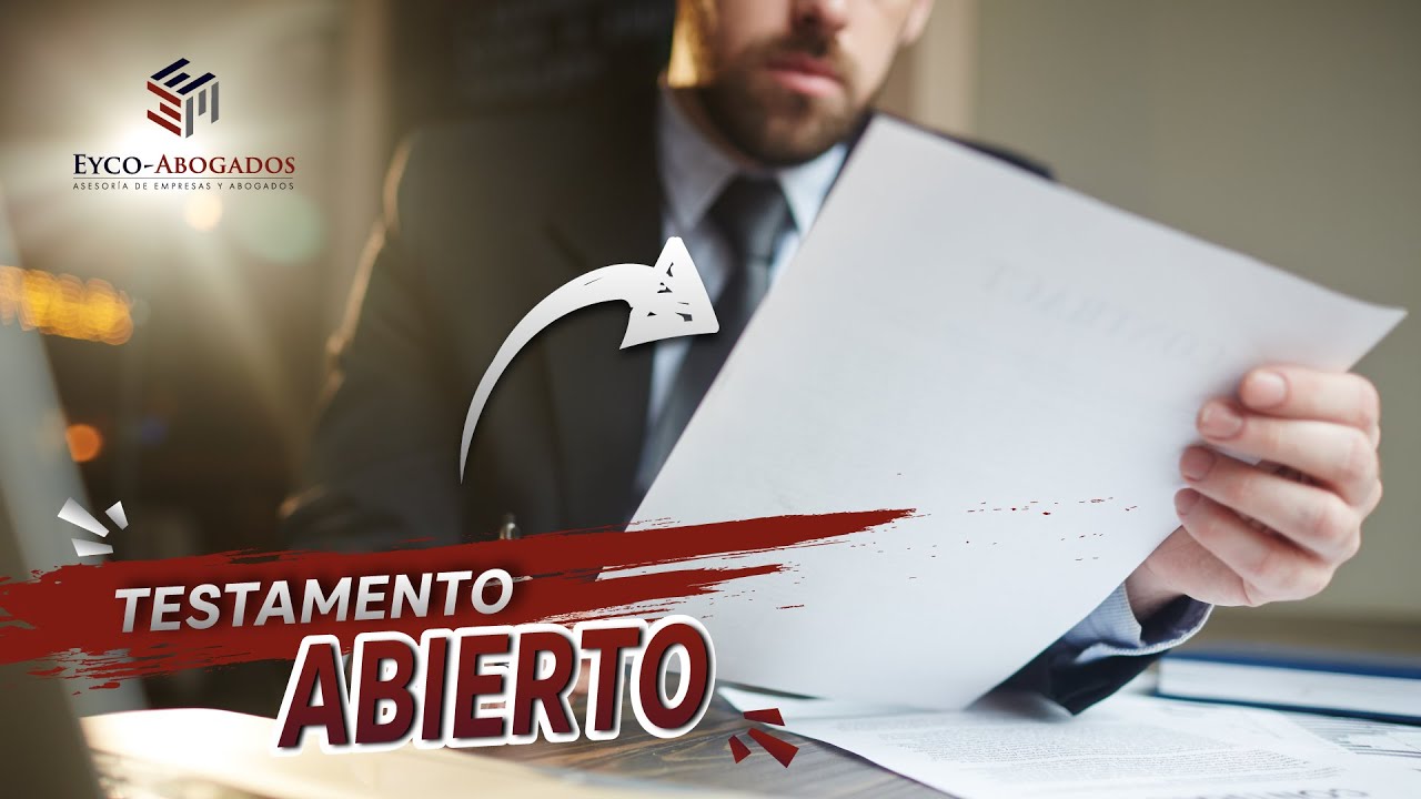 TESTAMENTO ABIERTO. El M&Aacute;S utilizado en ESPA&Ntilde;A