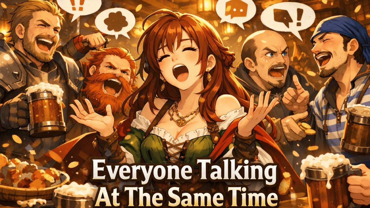 Everyone Talking At The Same Time | Medieval Tavern Folk Song