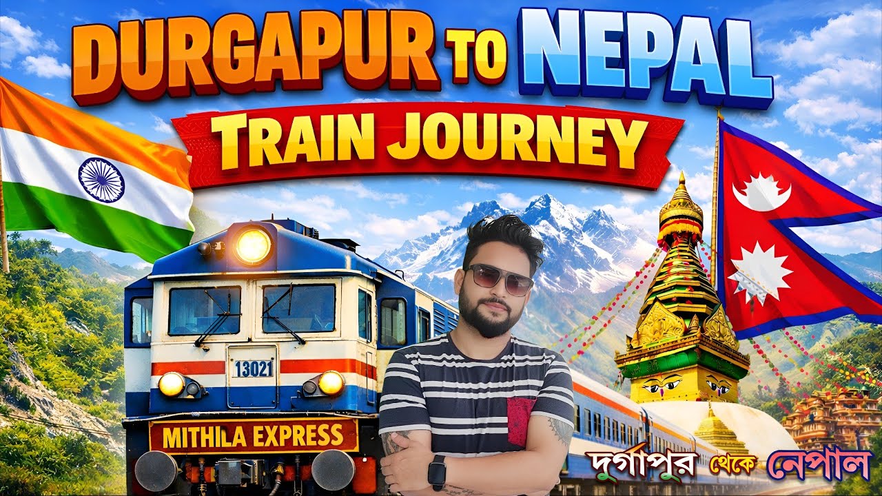 Kolkata 🇮🇳 to Nepal 🇳🇵Train Journey | Mithila Express 😯Only ₹??? | দুর্গাপুর থেকে নেপাল ট্রেন ভ্রমণ