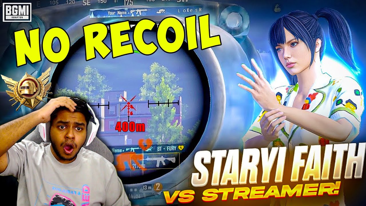 WORLD's RANK 1 M416 + 4x Spray BURST SPRAY PLAYER?? Staryi Faith BEST Moments in PUBG Mobile