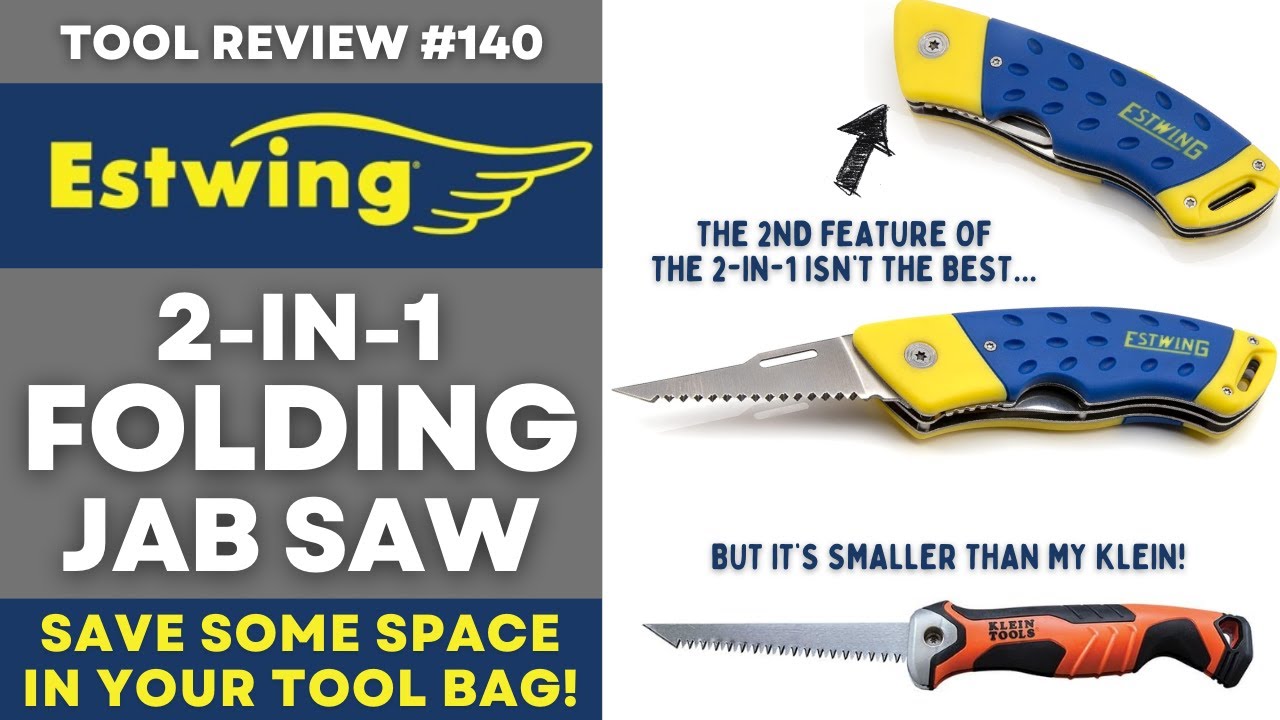 ESTWING 2-in-1 Folding Jab Saw - Jab Saw is Great... 2nd Feature?? Space Saver compared to my Klein