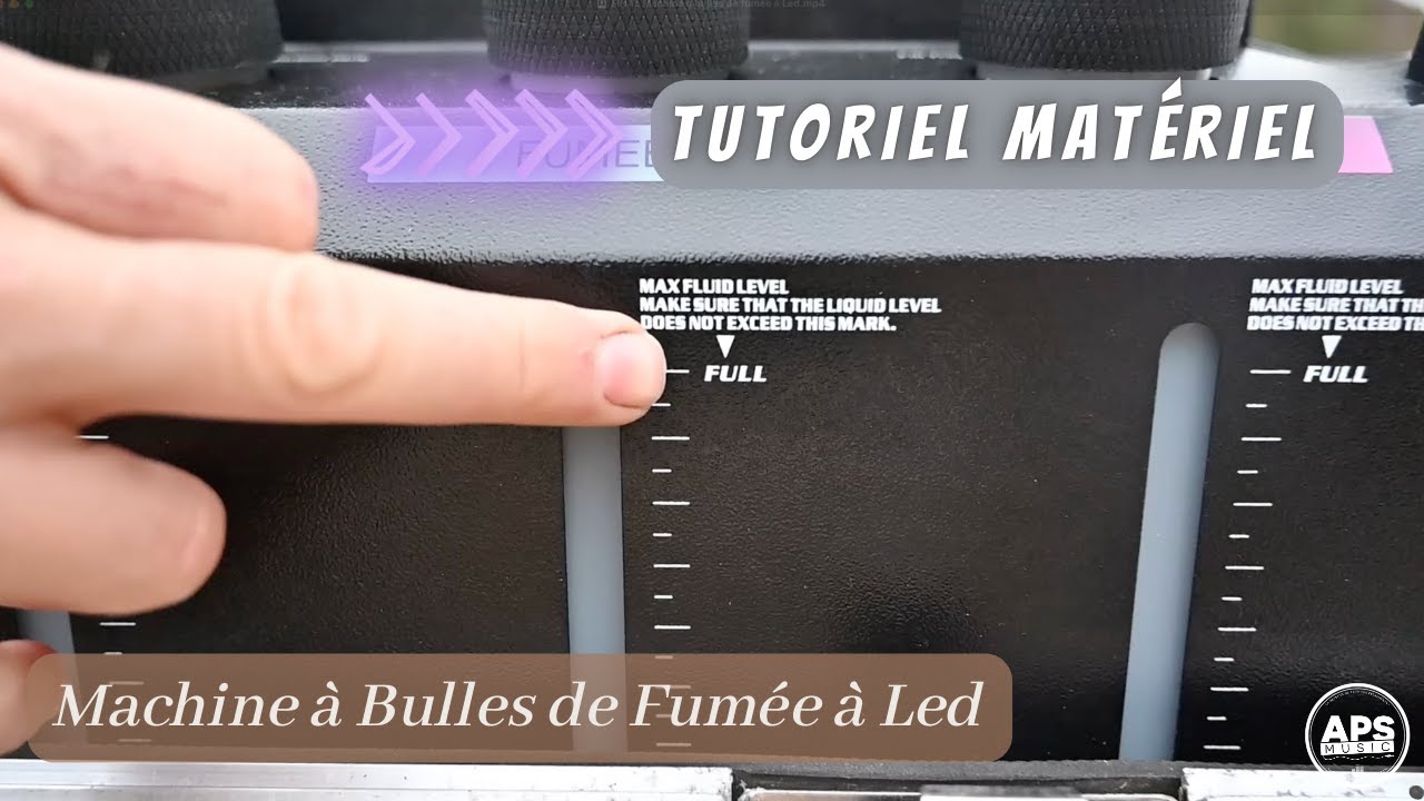 Tutoriel Matériel - Machine à bulles de fumée à Led