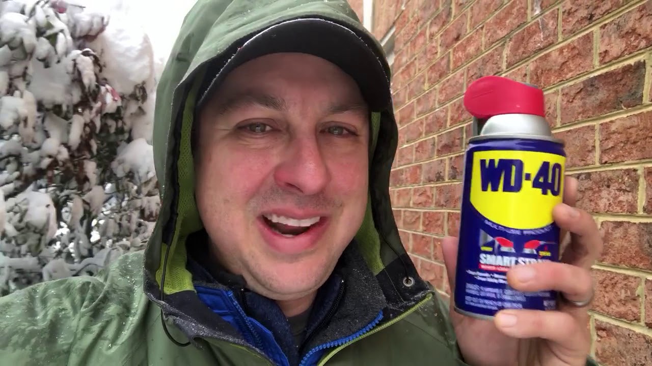 Snow Shovel Life Hack - WD-40