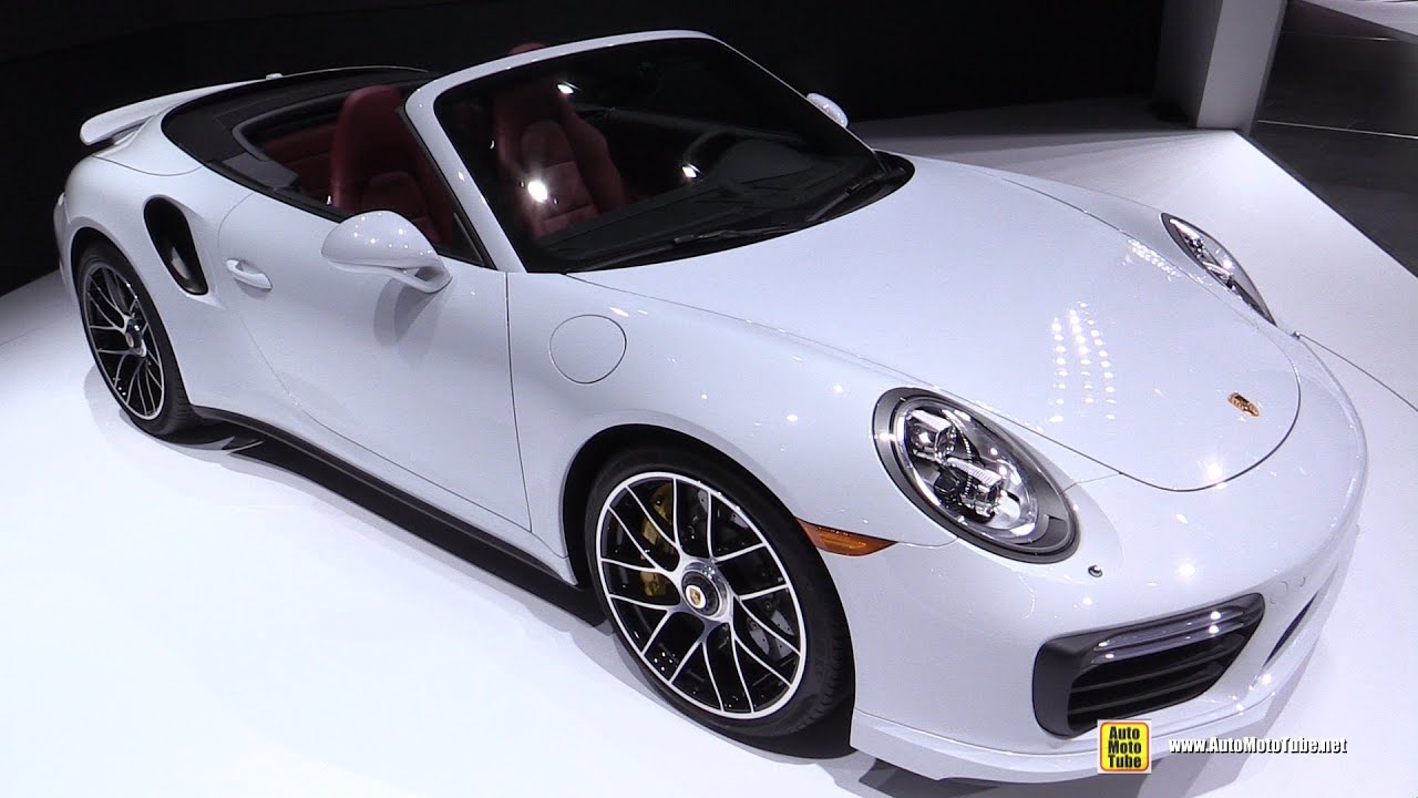 2017 Porsche 911 Turbo S Convertible - Exterior Interior Walkaround - 2016 Detroit Auto Show