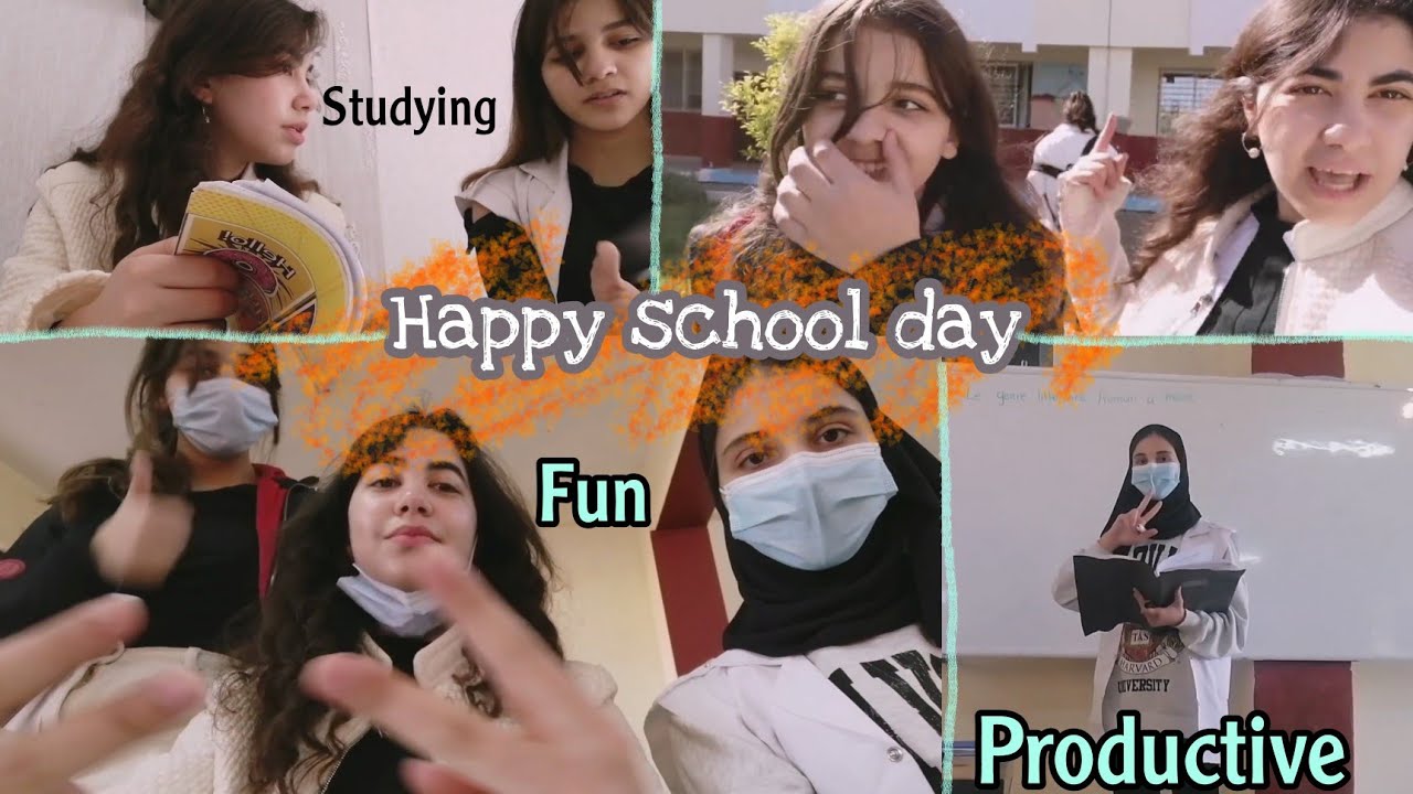 Spend a *happy SCHOOL day* with me💕| دكشي غزاال