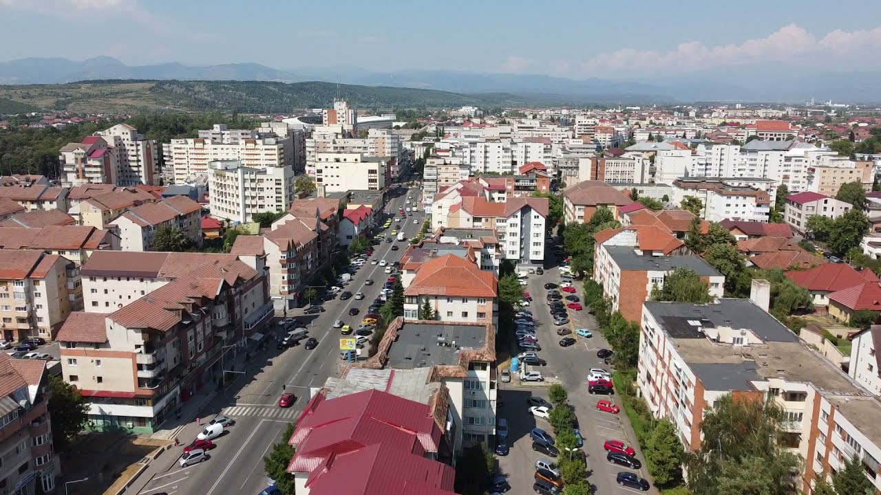 Tg-Jiu-calea Victoriei, aerial view
