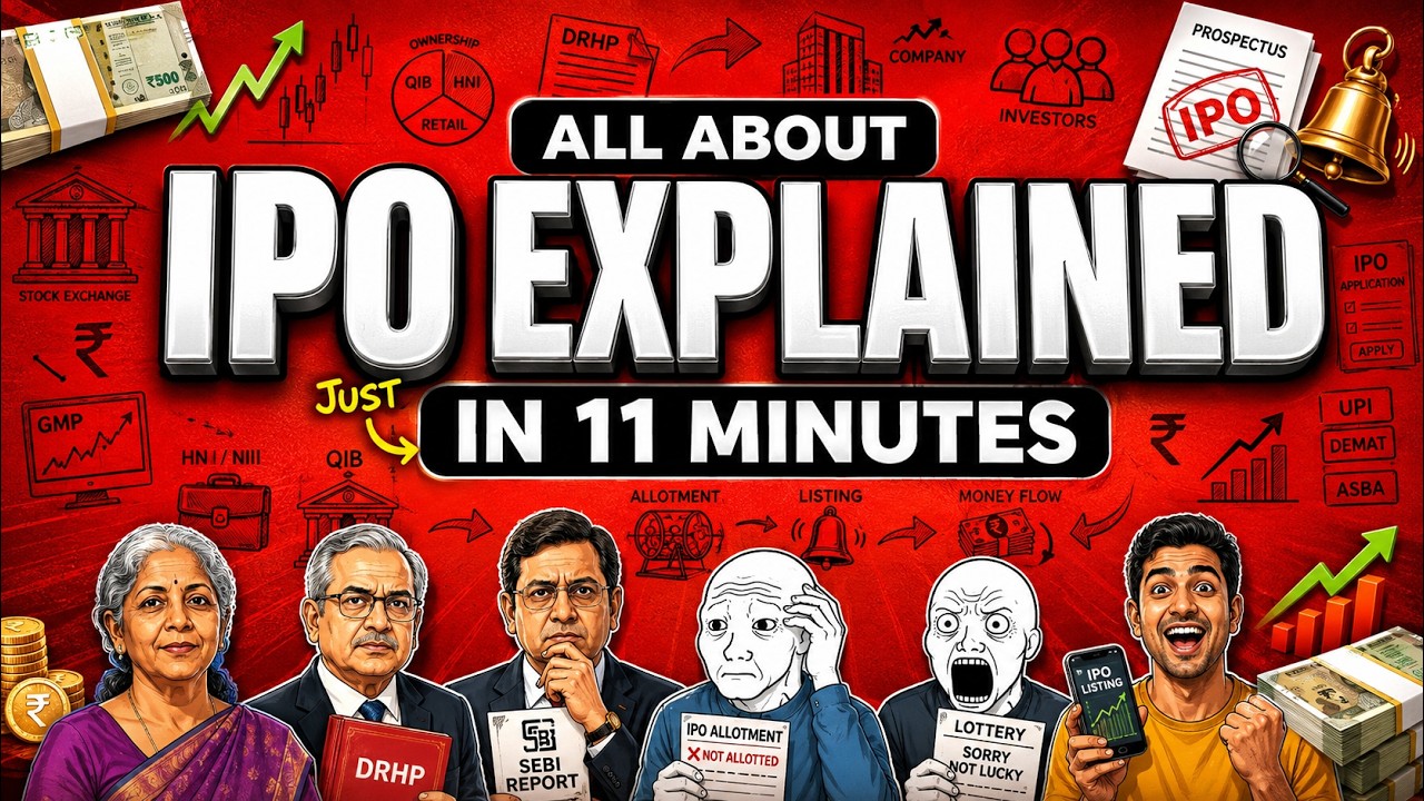ALL ABOUT IPOs IN 11 MINUTES!!