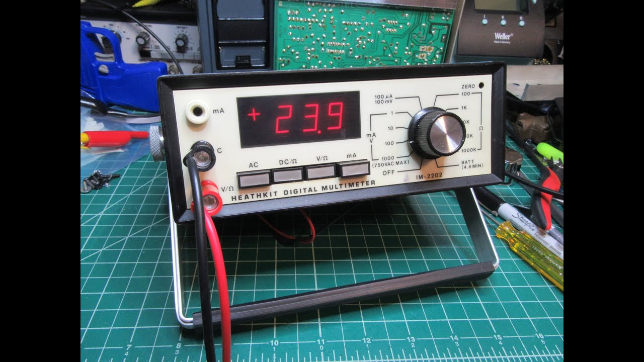 Heathkit IM-2202 Portable Digital Multimeter (DMM), Overview, Demonstration, Theory