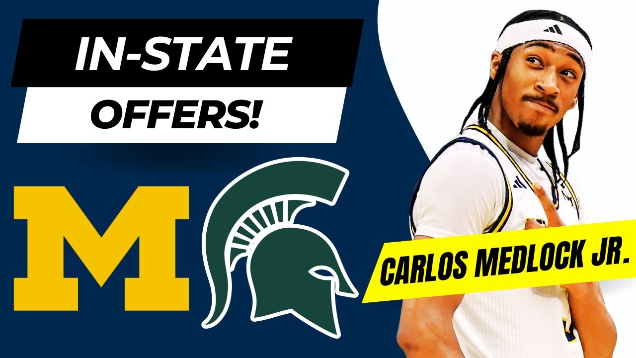 In-State PG Carlos Medlock Jr. Shines After Getting Offers From Michigan And Michigan State!