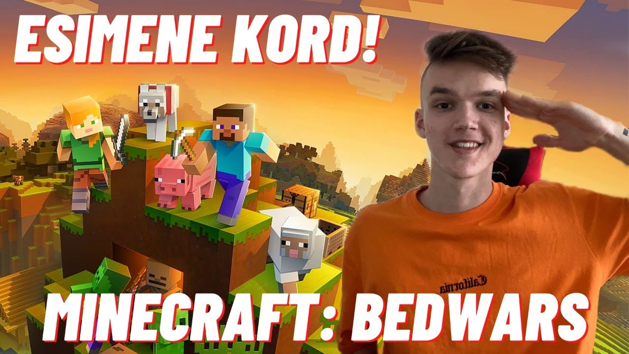 🔴ESIMENE KORD MINECRAFT BEDWARSI! [kasuta chatis !ps5]