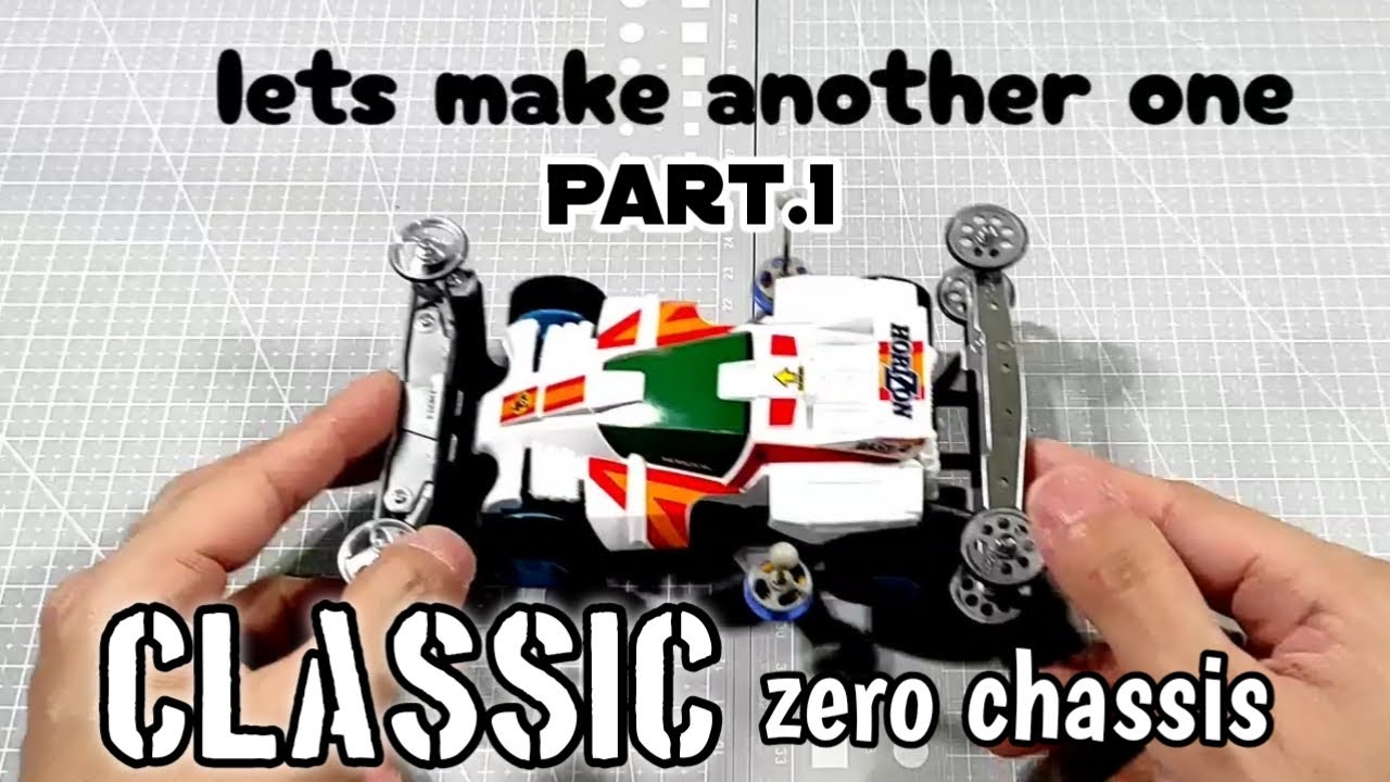 Build Tamiya Classic Zero Chassis w/ Upgrade Parts Part. 1 by Pitboxtamiya