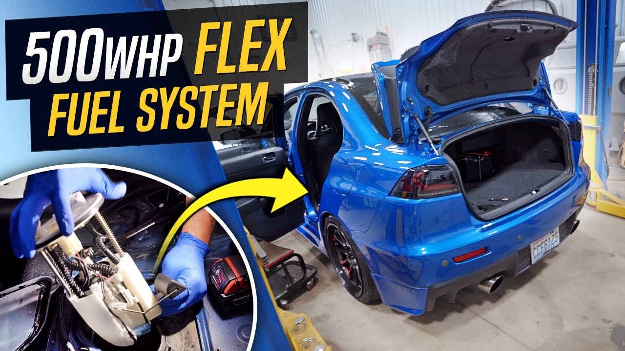 Установка топливной системы 500WHP Evo 10 (Flex Fuel!)