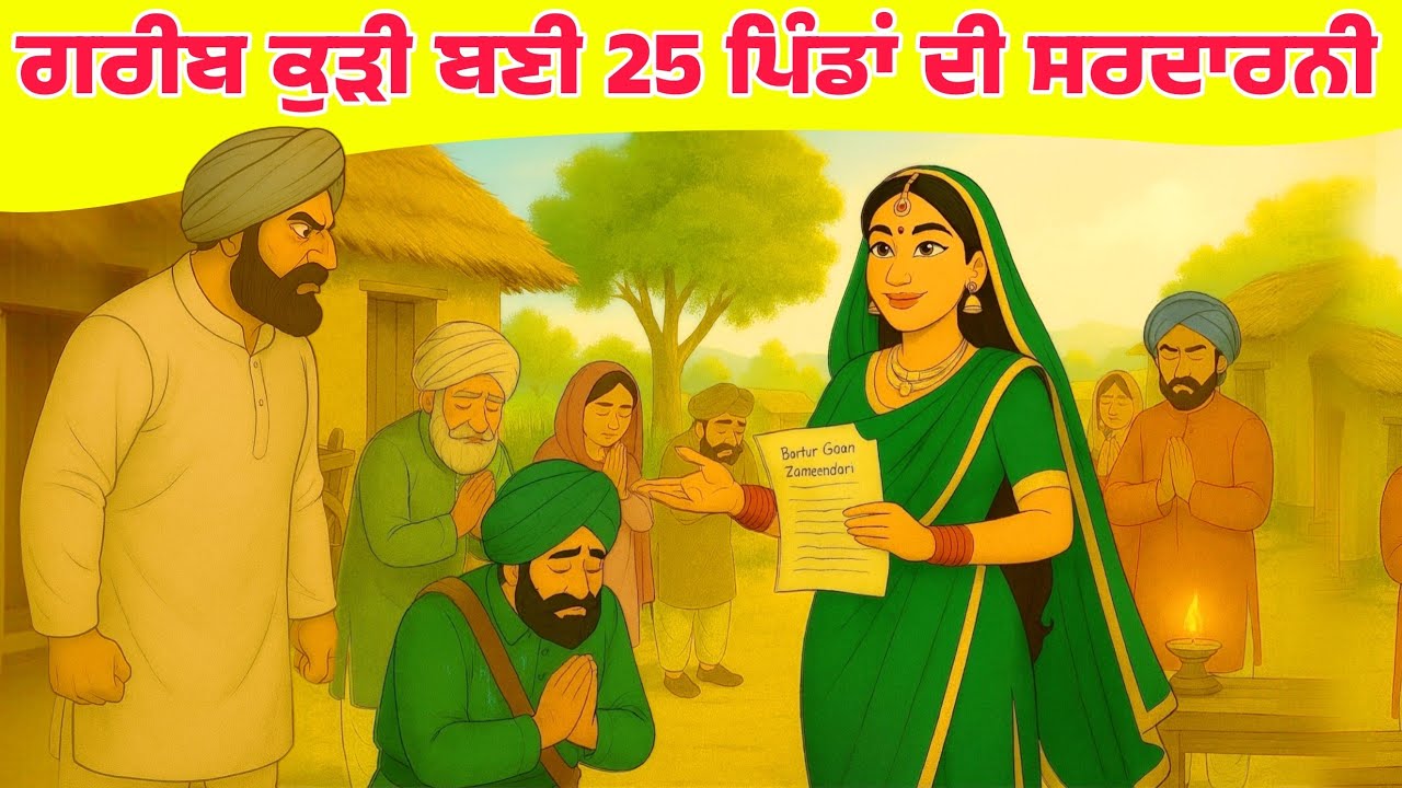 ਗਰੀਬ ਕੁੜੀ ਬਣੀ 25 ਪਿੰਡਾਂ ਦੀ ਸਰਦਾਰਨੀ । Punjabi story । Desi Story #motivation #punjabi