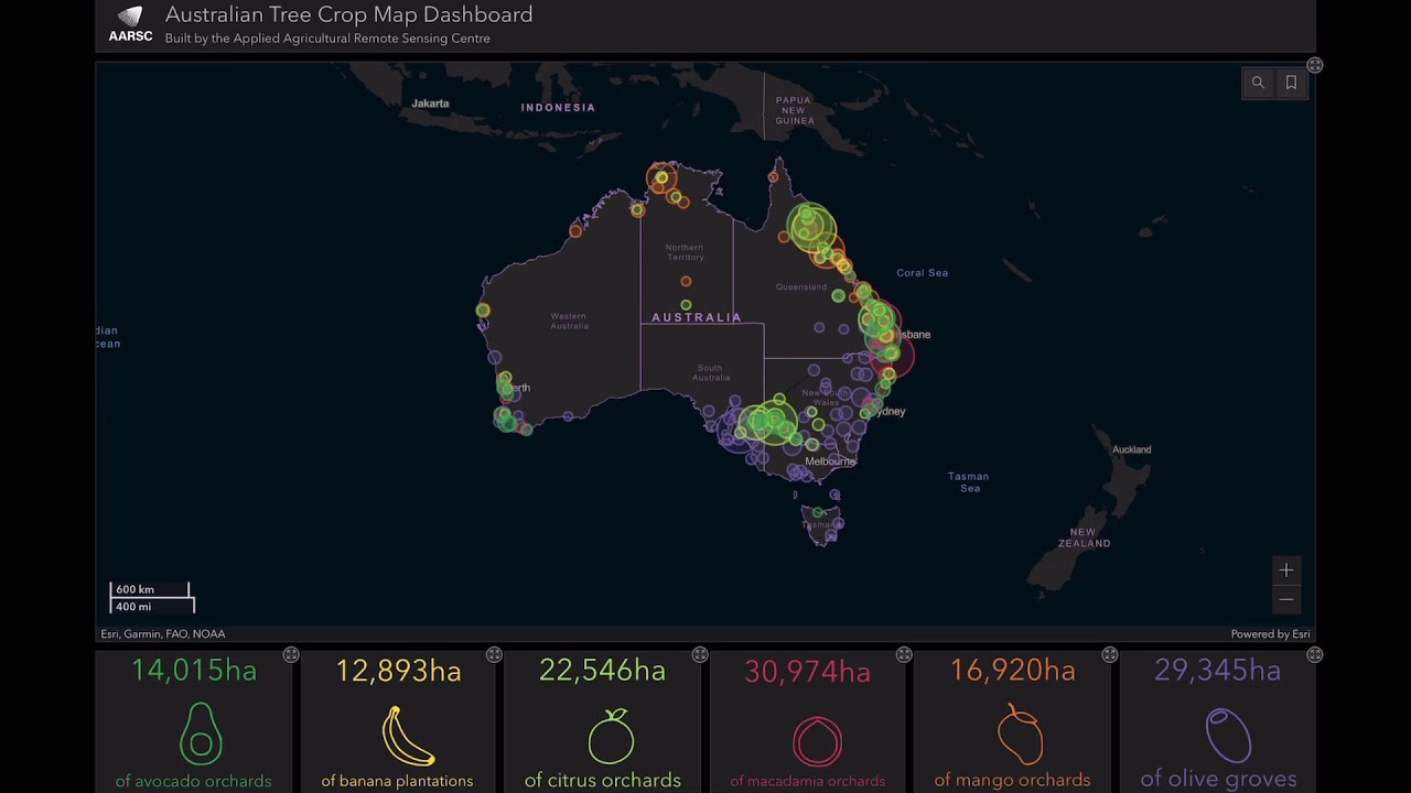 Australian Tree Crop Map Dashboard &mdash; November 2020 update