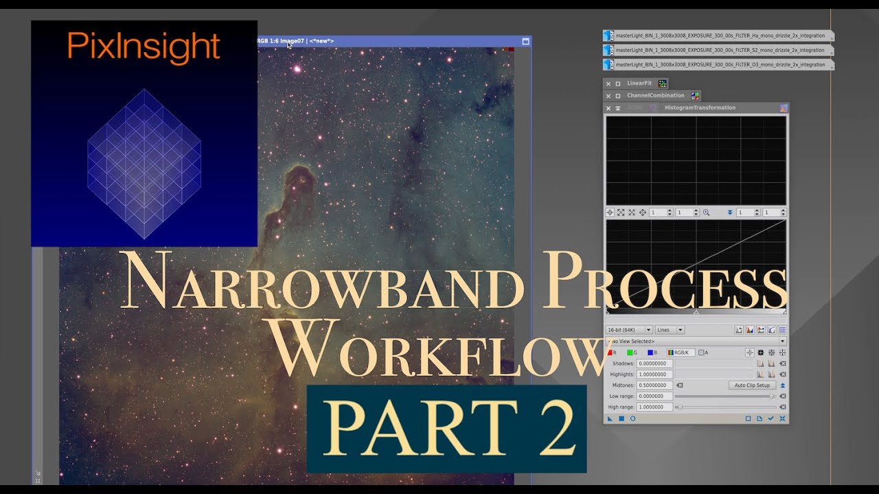 How to Process Narrowband Astrophotography Data in PixInsight | Part 2