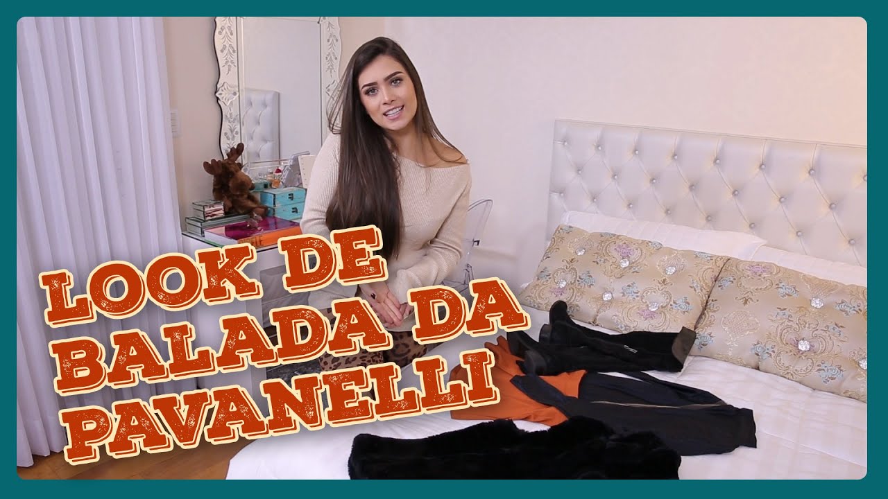 FLÁVIA PAVANELLI MOSTRA LOOK PARA BALADA SERTANEJA
