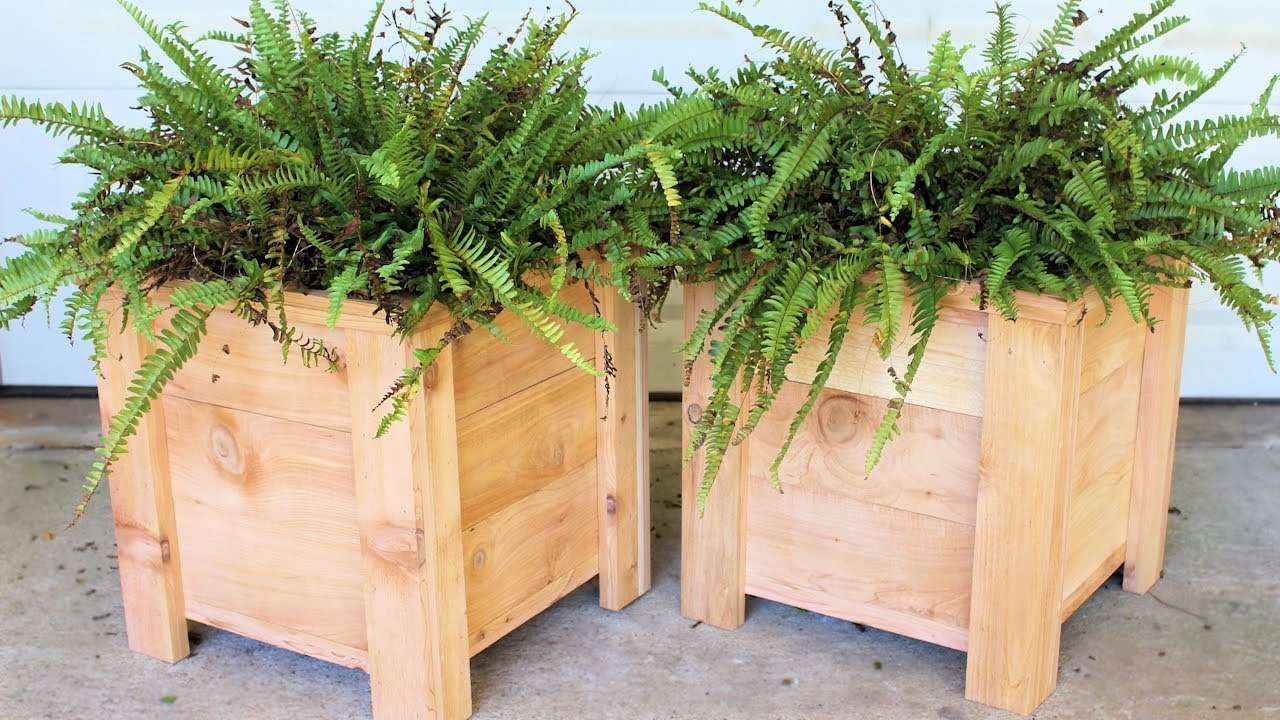 Cedar Garden Planter Box : Modern DIY