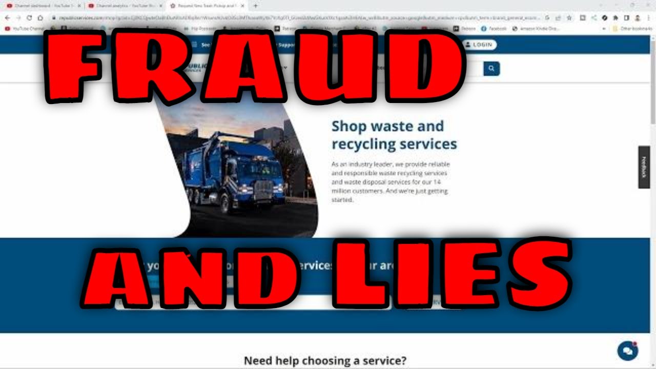 Republic Services Commits Fraud & Lies To The Ohio Attorney General's Office ?