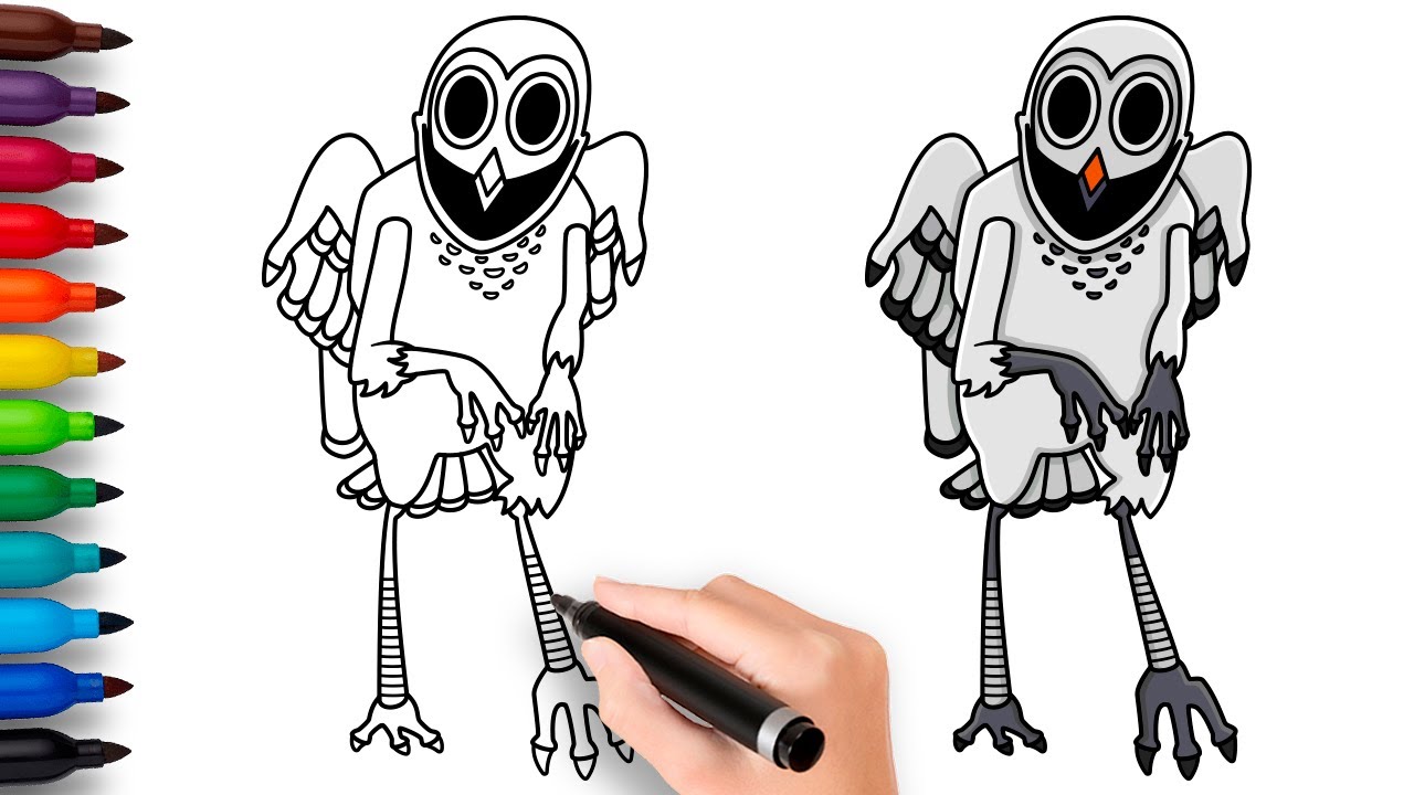 HOW TO DRAW THE OWL | 99 Nights in the Forest - Easy Step by Step Drawing
