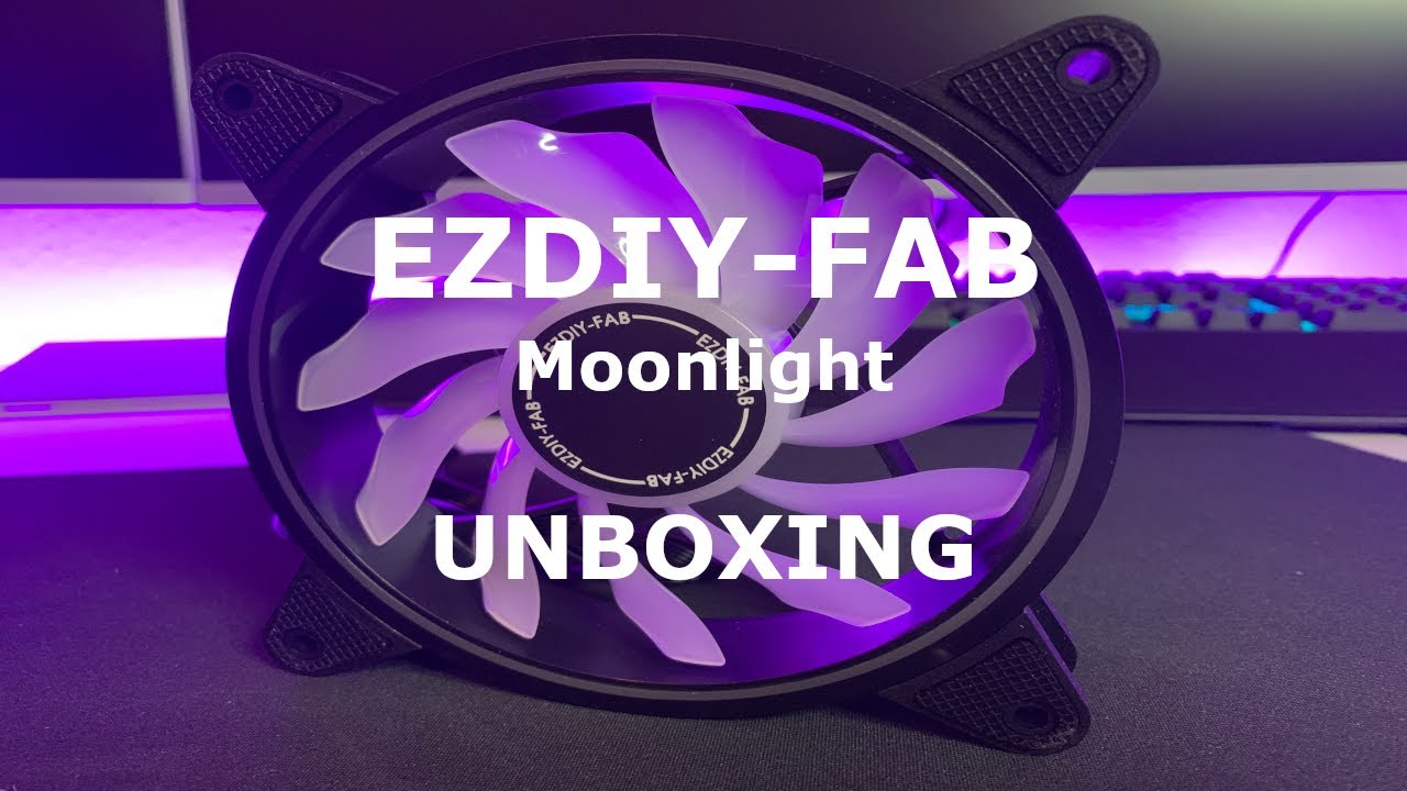 EZDIY-FAB Moonlight ARGB PC Lüfter (Günstig) Unboxing - GAM3R
