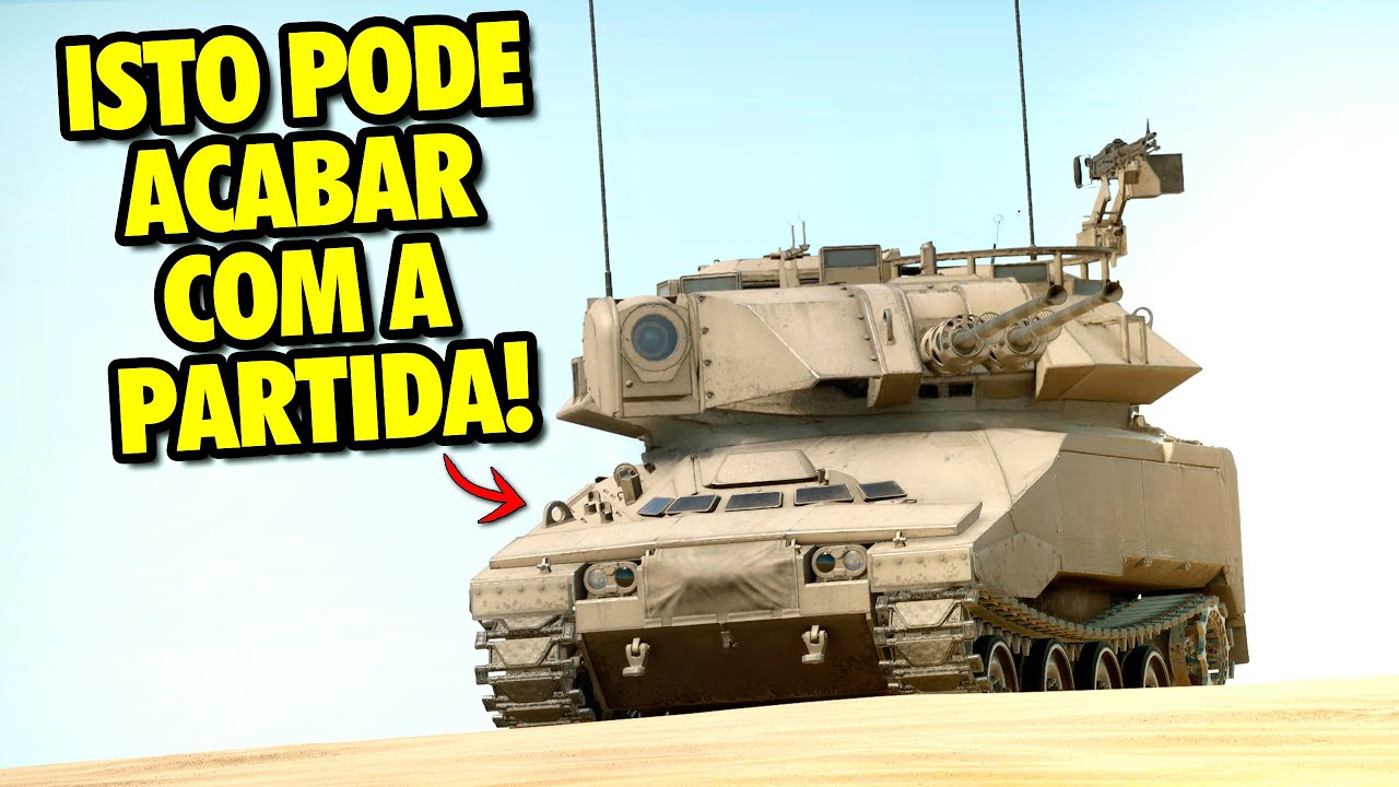 DESTRUIMOS TODO O TIME INIMIGO USANDO APENAS 2 TANQUES LEVES ! - Warthunder PT - BR