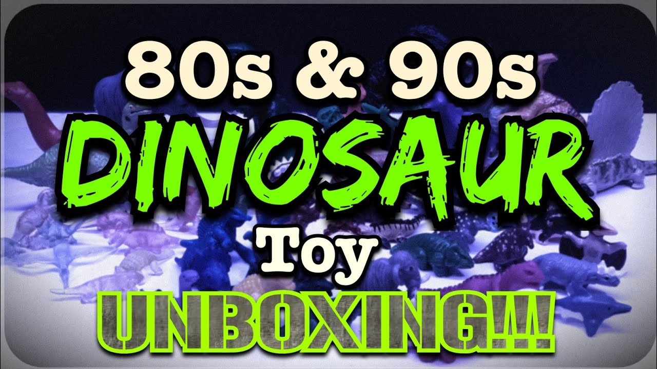 AMAZING 80s & 90s Dinosaur Toy Surprise Unboxing!!!