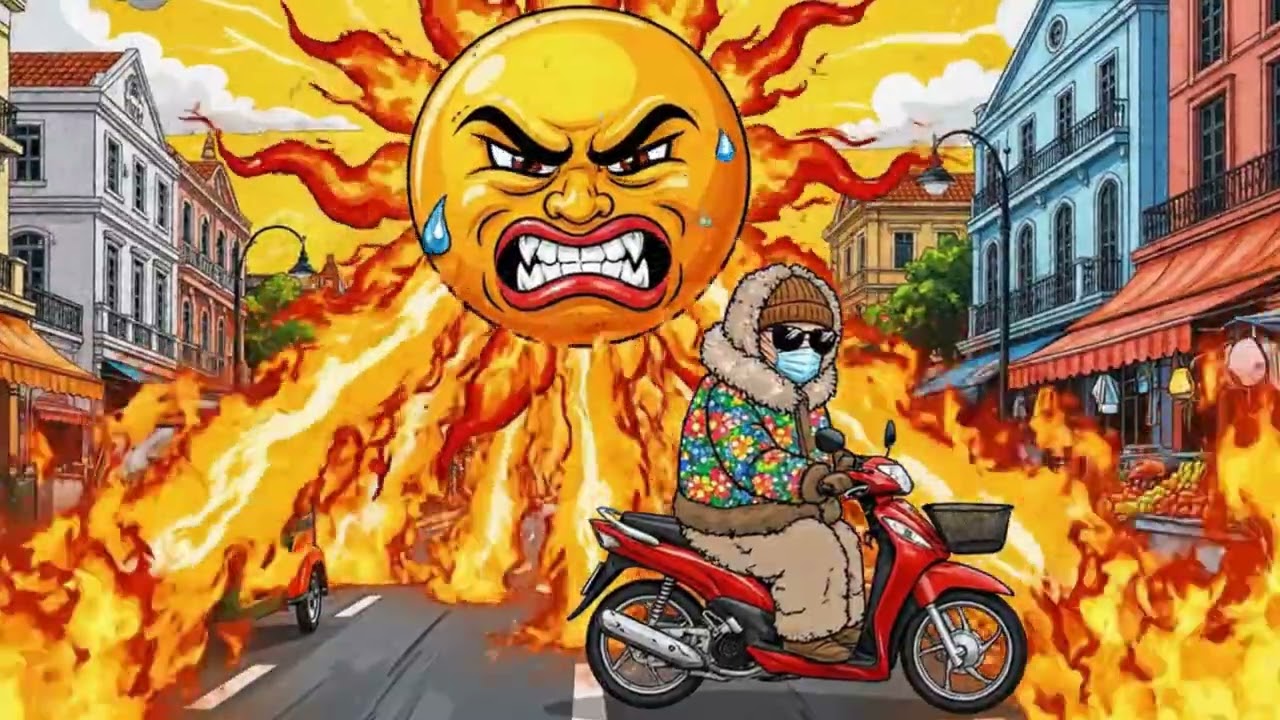 Ninja in the Heat (Sun Protection) - Battambang Artist