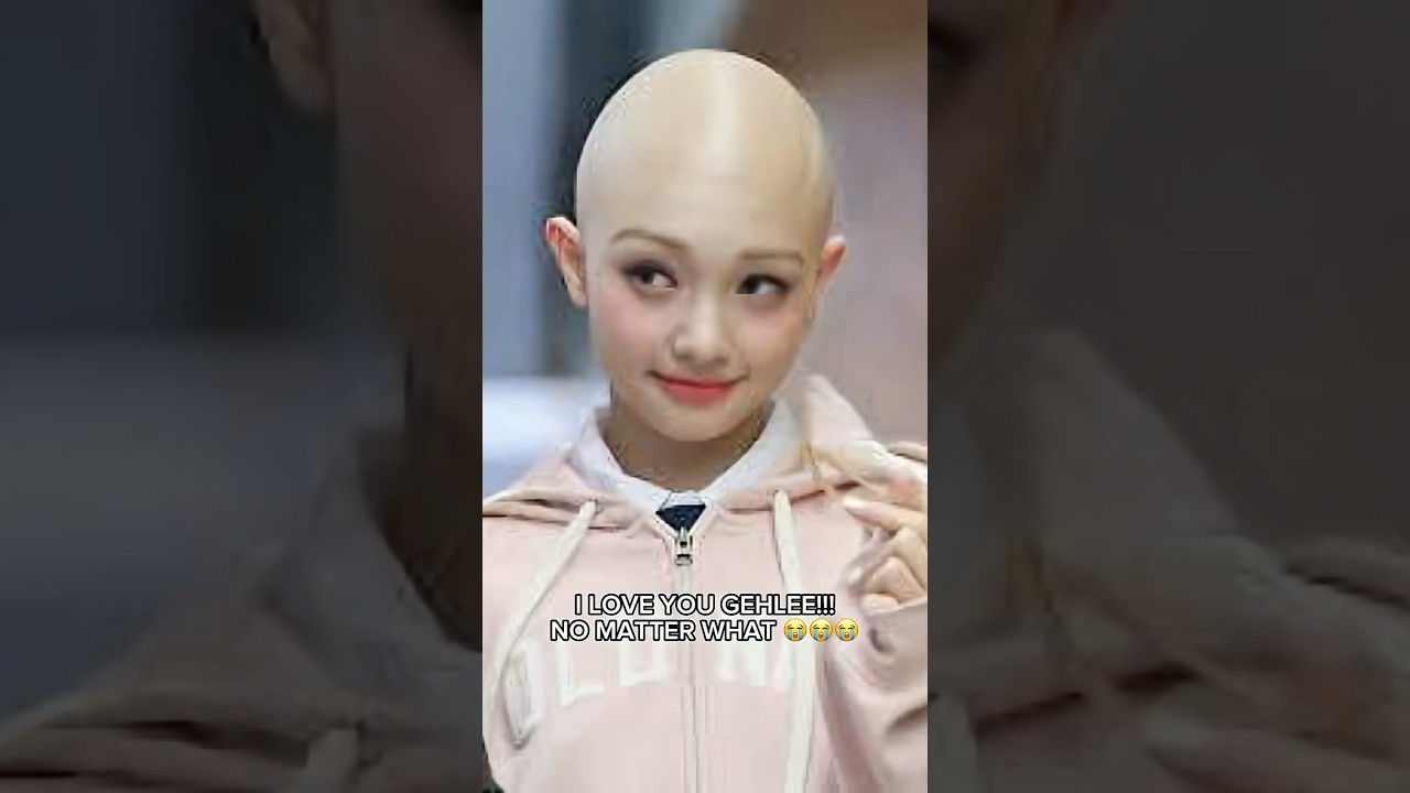 What? Someone made an edit of her bald? #gehlee #unis #daehwi #simplykpop #viral #trending #baldkpop