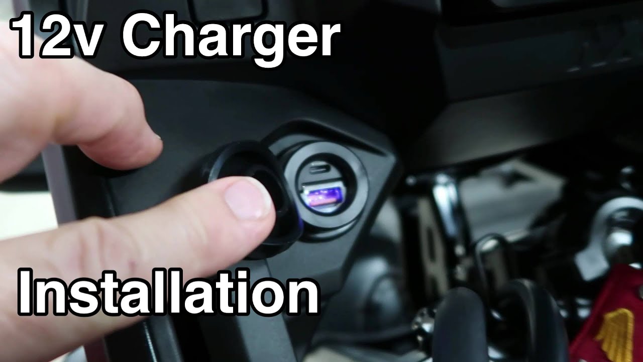 Easily Install a 12v Charger on Your Honda NX 500!
